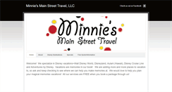 Desktop Screenshot of minniesmainstreettravel.com